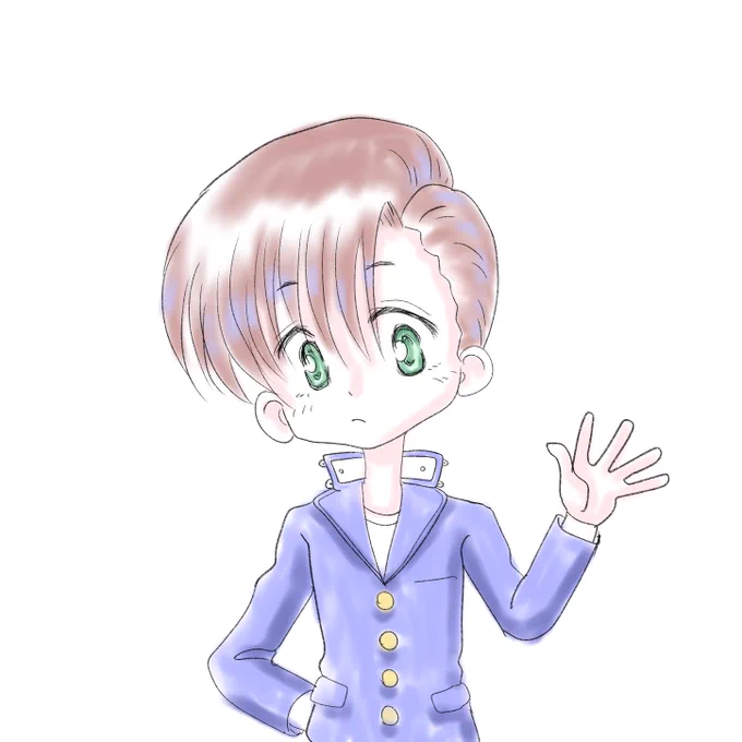 今日のお昼のお絵描き 