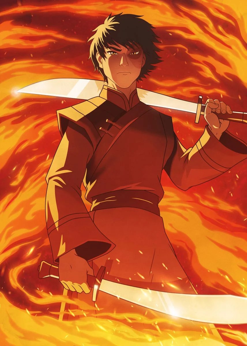 New official poster of Zuko from Avatar Studios!