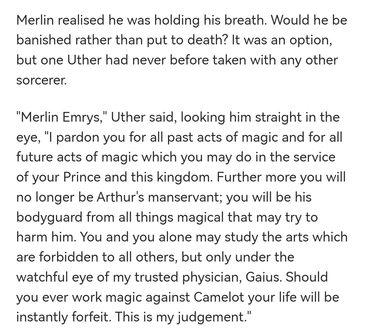 UTHER IN THIS FANFICTION >>>>
I SCREAMED DAMN ITS SO GOOD
