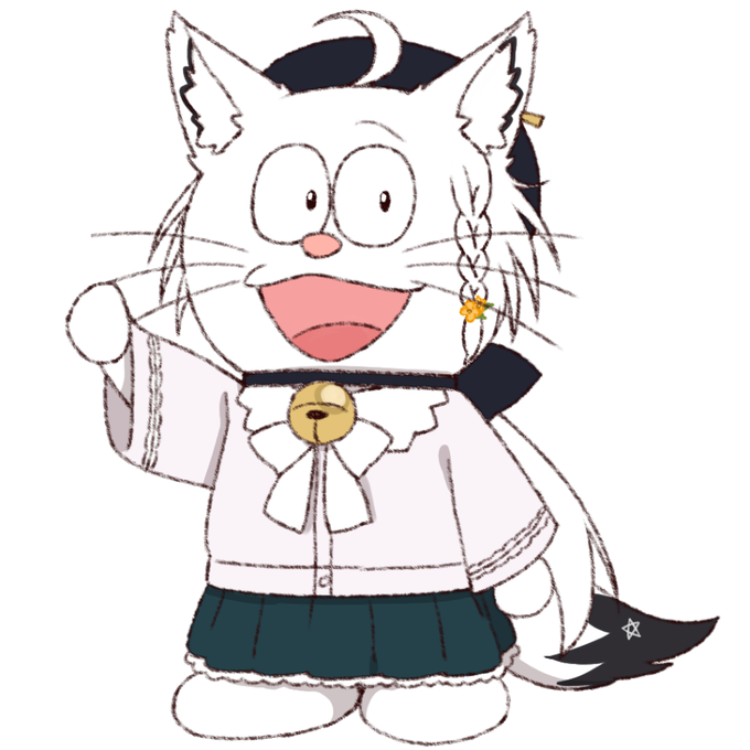 フブえもん素材置いておきますね#フブキch #白上配信素材 