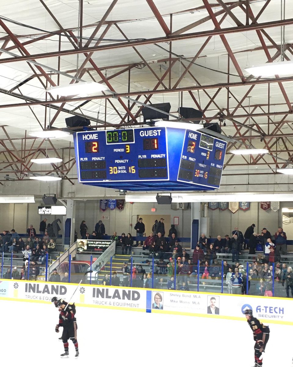 RonPolillo's tweet image. Spruce Kings win 2-1 over West Kelowna and move into 2nd place in the BCHL Interior division!
#bchl
#pgsprucekings
#cityofpg