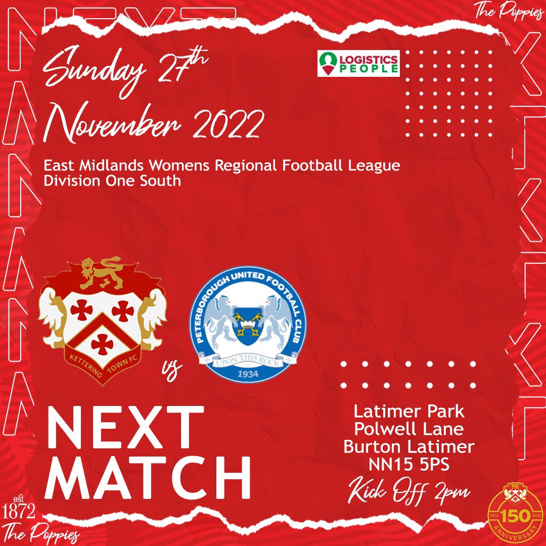 𝗡𝗘𝗫𝗧 𝗨𝗣 | This week we face Peterborough’s Development in the league at home.

Come down and support the girls!

🆚 <a href="/theposhwomen/">The Posh Women</a> Development 
🏆<a href="/emwrfl/">EMWRFLOfficial</a> 
📍Latimer Park, NN15 5PS
🕢 2.00pm KO
🍻 Bar open

#KTWFC