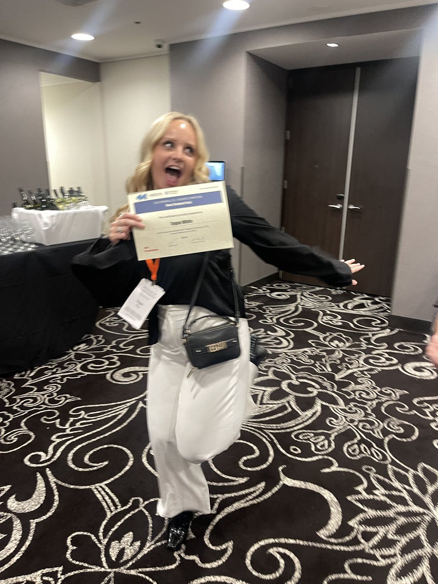 Tegan White (@teganwhite_) on Twitter photo So grateful to receive the best talk at the inaugural <a href="/Neo_CellTherapy/">Newborn Cell Therapies</a> conference! Couldn’t have done it without the amazing support of my supervisors <a href="/DrEmilyCamm/">EmilyCamm</a> <a href="/suzie_miller1/">Suzie Miller</a> <a href="/BethJForbes/">Beth Allison (she/her)</a> So grateful to receive the best talk at the inaugural <a href="/Neo_CellTherapy/">Newborn Cell Therapies</a> conference! Couldn’t have done it without the amazing support of my supervisors <a href="/DrEmilyCamm/">EmilyCamm</a> <a href="/suzie_miller1/">Suzie Miller</a> <a href="/BethJForbes/">Beth Allison (she/her)</a>