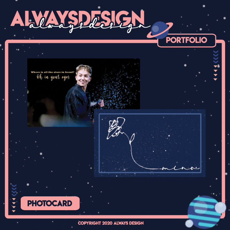 alwaysdsgns's tweet photo. ALWAYSDESIGN✨

:portfolio
💌PHOTOCARD COMMISSION

#MINO https://t.co/UQ0rYDoxph