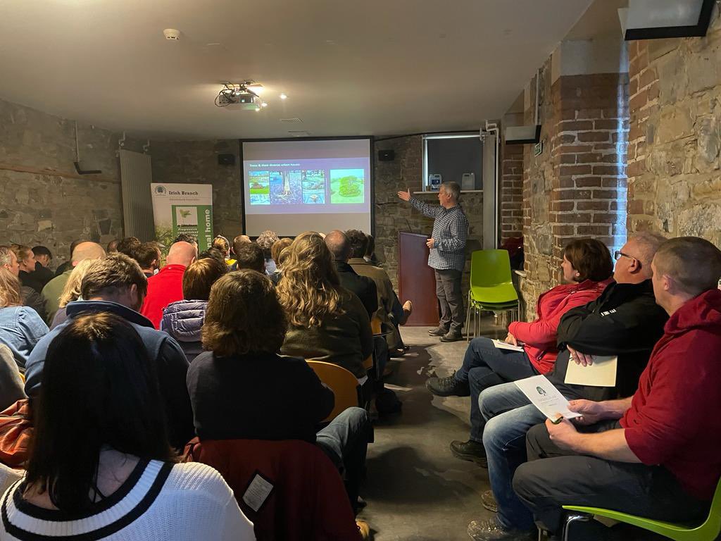 tree_myco_man's tweet photo. Invited to @phoenixparkopw by the Irish branch of the @ArbAssociation to present on management of veteran trees, urban tree issues and fungi. With @Alasdair_Tree &amp; @johntree1981 https://t.co/hhA2DVAiFE