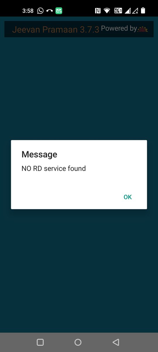 Raj_Zeus's tweet photo. @ZeeBusiness As per jeevan praman link,we have installed Aadharfacerd and jeevan praman and given all permission but it's still showing error Rd service not found https://t.co/VPUB0AsBL7