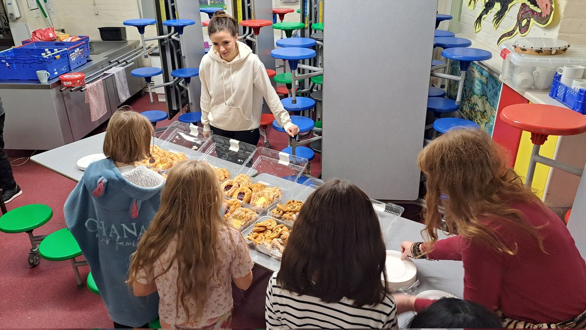 Breakfast time at Priory Road! #Y4Sleepover2022