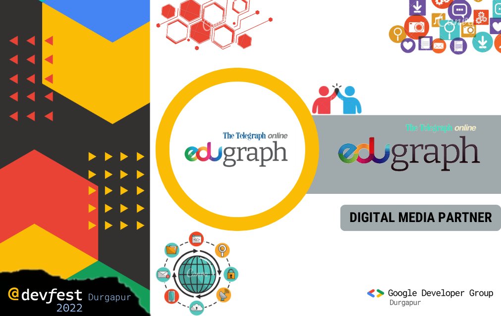 We are delighted to announce that <a href="/tt_edugraph/">TT-Edugraph</a> is now our official Digital Media Partner for DevFest Durgapur 2022.

Stay tuned with us for more updates about DevFest Durgapur 2022.

#gdgdurgapur #devfestdurgapur #devfest2022 #google #googledevelopersgroup #digital #media
