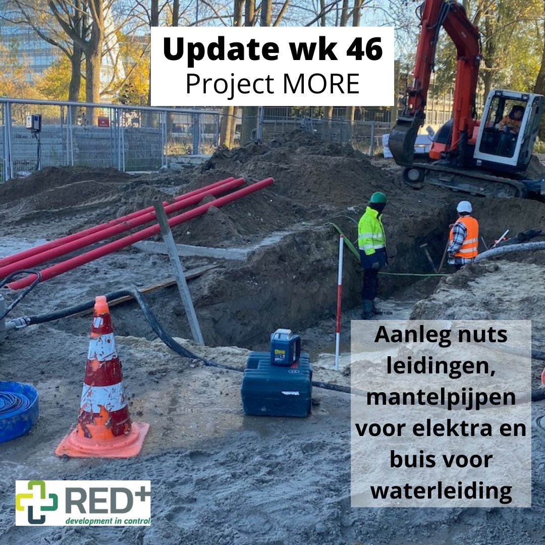 Afgelopen weken is er stevig grondwerk verricht voor de aanleg nutsleidingen, mantelpijpen voor elektra en een buis voor de waterleiding.

#MORE #Leiden #LBSP #entreegebied #grondwerkzaamheden #leidingen #nuts

<a href="/REDdevelopment1/">RED+ development in control</a>, <a href="/Lingotto_NL/">Lingotto</a>, #Realnomics
<a href="/HeddesBenO/">Heddes Bouw & Ontw.</a>