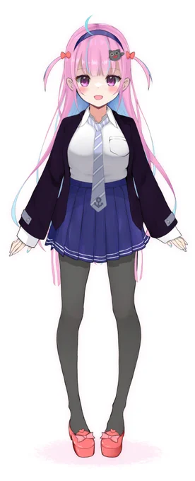 #湊あくあ新衣装予想 ですが…スカートから出ている紐はいったい…?#あくあーと 
