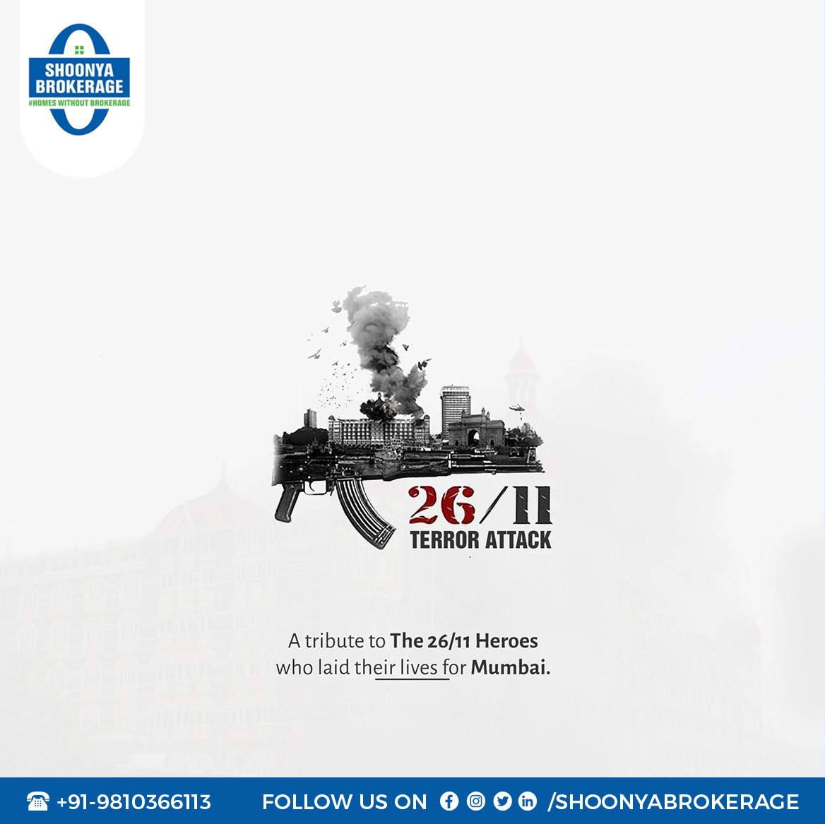 ShoonyaB's tweet photo. Heartfelt tributes to the victims &amp; martyrs of 26/11 #MumbaiTerrorAttack &amp; salute to the strength &amp; resilience of the people of Mumbai.
.
.
#mumbaiattacks #mumbai #peace #mumbaiattacks2008 #mumbaicity #tajhotelmumbai #mymumbai #indianarmy #ourheroes #soliders #indian #blackday https://t.co/CZCXiBE1ng