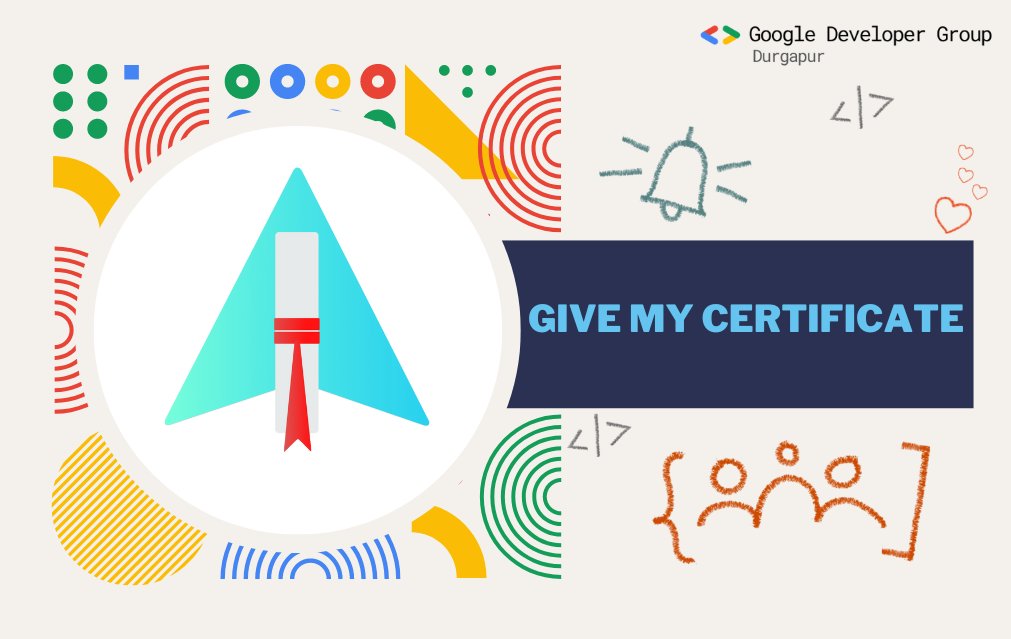 We are delighted to announce that <a href="/givemycert/">Give My Certificate</a> is now our official Digital Media Partner for DevFest Durgapur 2022.

Stay tuned with us for more updates about DevFest Durgapur 2022.

#gdgdurgapur #devfestdurgapur #devfest2022 #google #googledevelopersgroup