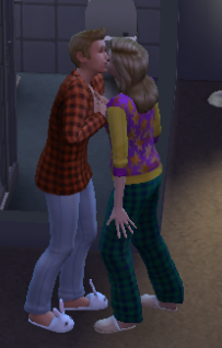 klaarson_'s tweet photo. Se acaban de prometer. #Sims4Twitter https://t.co/w8JQkBhbUs