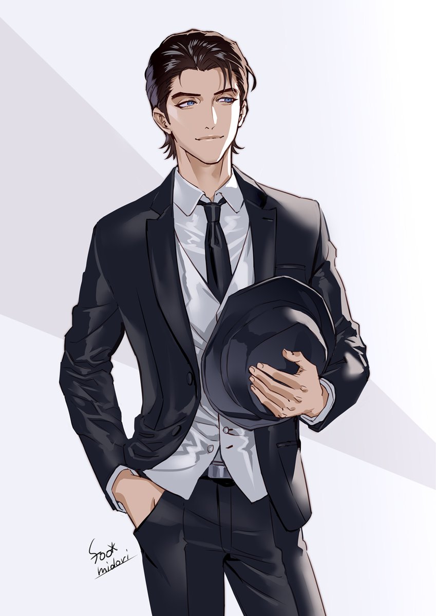 「スーツ男子のお仕事希望しております2 」|碧 風羽 Foo Midoriのイラスト