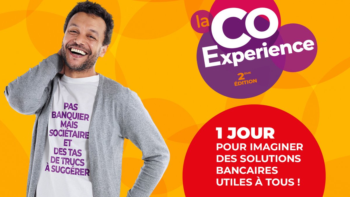CMBretagne's tweet photo. Nos sociétaires ont des idées pour bâtir des solutions bancaires utiles à tous !
Nous souhaitons une belle journée placée sous le signe de la co-construction à tous nos clients-sociétaires participant à la CoExperience !
La #CoExpérience, c’est aujourd’hui !
#BanqueCollaborative https://t.co/YsxI0DPKDc