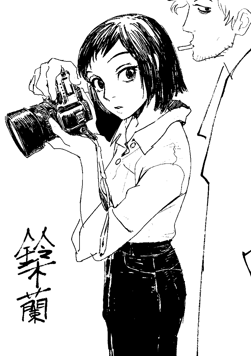 一番最初に描いたキャラデザの絵です 