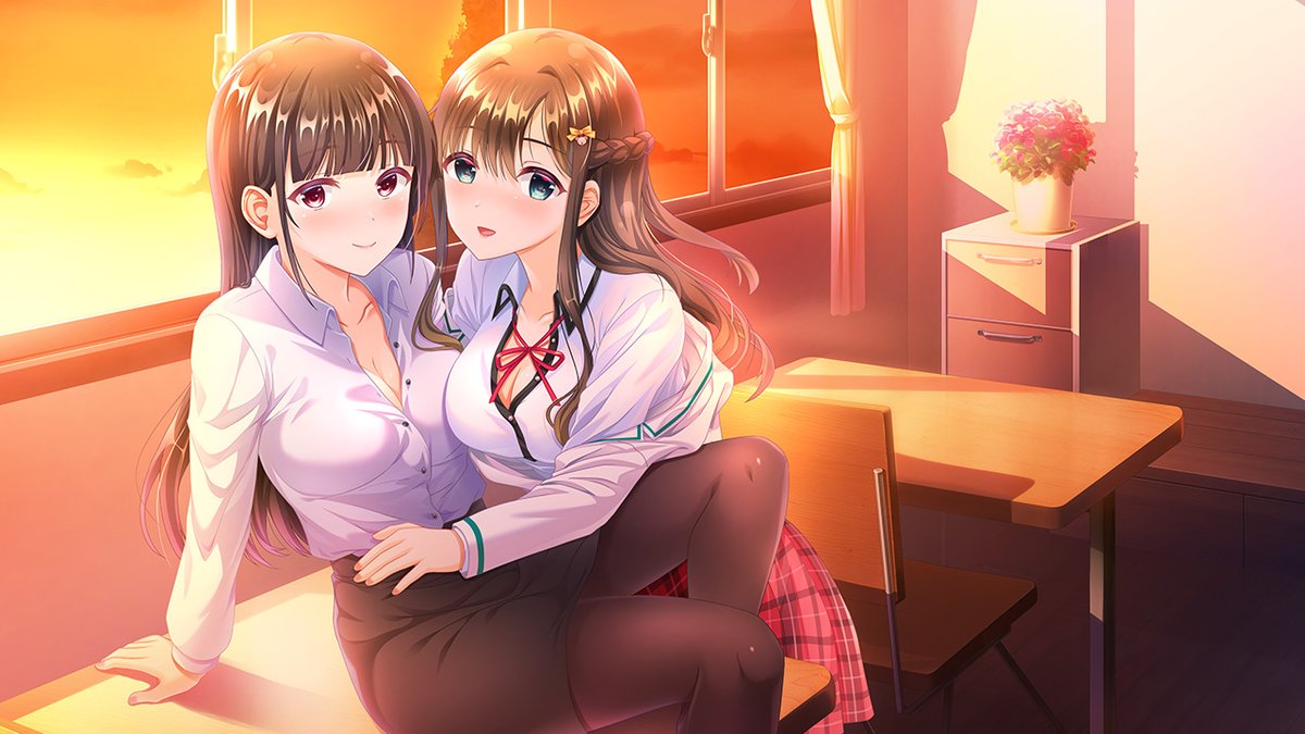 bugbug_info's tweet photo. #Rosetta が送る百合恋愛AVG『#秘密のキスは甘くやさしく』がNintendo Switchから好評発売中‼️　「あこがれ」と「好き」の間で揺れ動く教育実習生と生徒のドキドキ恋愛劇♥

▼詳しい記事はこちら▼
https://t.co/oqrVqvYQmh https://t.co/YCHytXPCY4