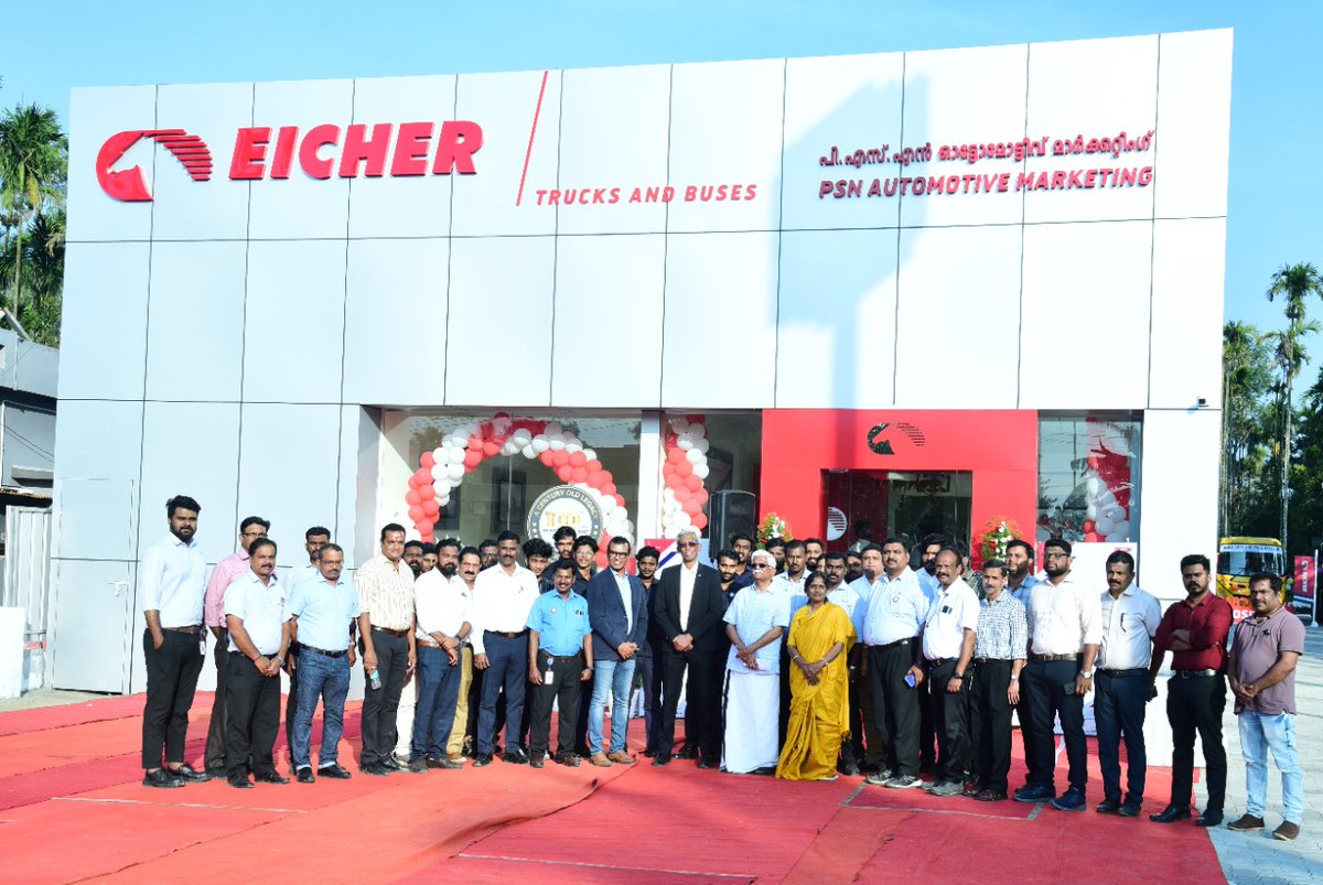 ETBIndia's tweet photo. We are now closer to you with our new dealership - PSN Automotive, Wayanad. We Are With You Har Qadam Har Waqt.
Know more: https://t.co/krrhe0hzJo
#Dealership #DealershipNetwork #NetworkExpansion #Growth #opportunity #Success #Prosperity #Eicher #EicherTrucksAndBuses https://t.co/omeIA1hDzQ