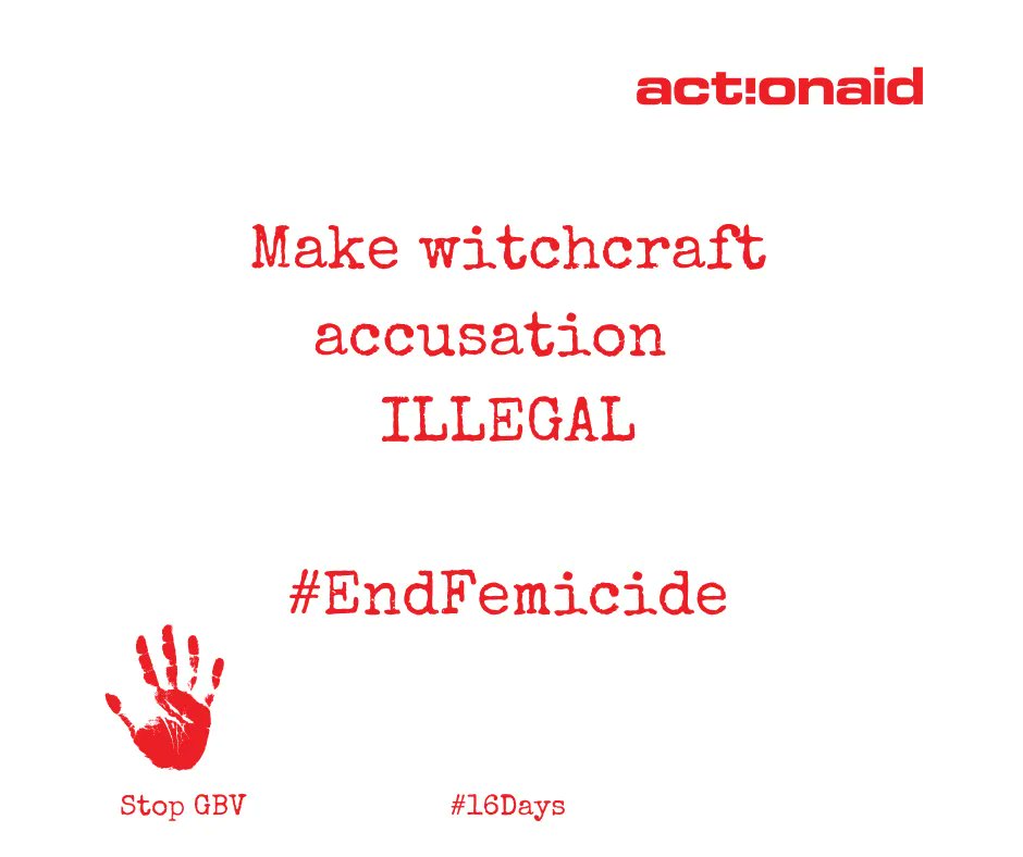 ActionAidGhana's tweet photo. Women around the world suffer violations of their human rights. In Ghana, vulnerable women who have been condemned into alleged witch camps, face abuse. This #16days of activism against #GBV, support our call to make witchcraft accusation ILLEGAL  #WomensRightsareHumanRights. https://t.co/jKoYr9Kb0o