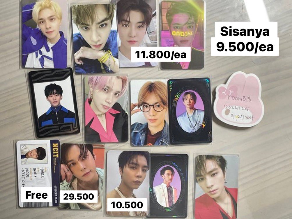 room818team's tweet photo. [ BATCH KR 448 ] PC NCT RESONANCE WAYV DREAM UNDERPRICE

⁃Harga BERSIH KR
⁃TAX 8k/pc
⁃Exc packing
📍 DOM BEKASI • JOIN GO BY DM 📲

{ HELP RT } https://t.co/3sAmDlQudy