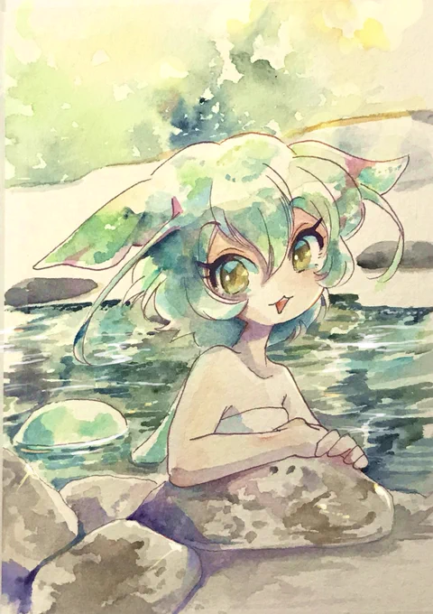 #どんどん土曜日ずんだもんいいお風呂の日なのだ! 