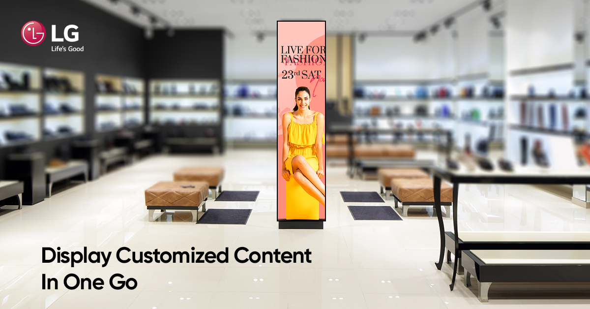 LGIndia's tweet image. Bid Adieu to the dullness of unused and leftover spaces, and share customized content on the go with the LG #UltraStretchSignage. The #UltraHighDefinition display gives you an immersive and realistic viewing experience.
Know more on bit.ly/3fezO4X
#LGBusinessSolutions