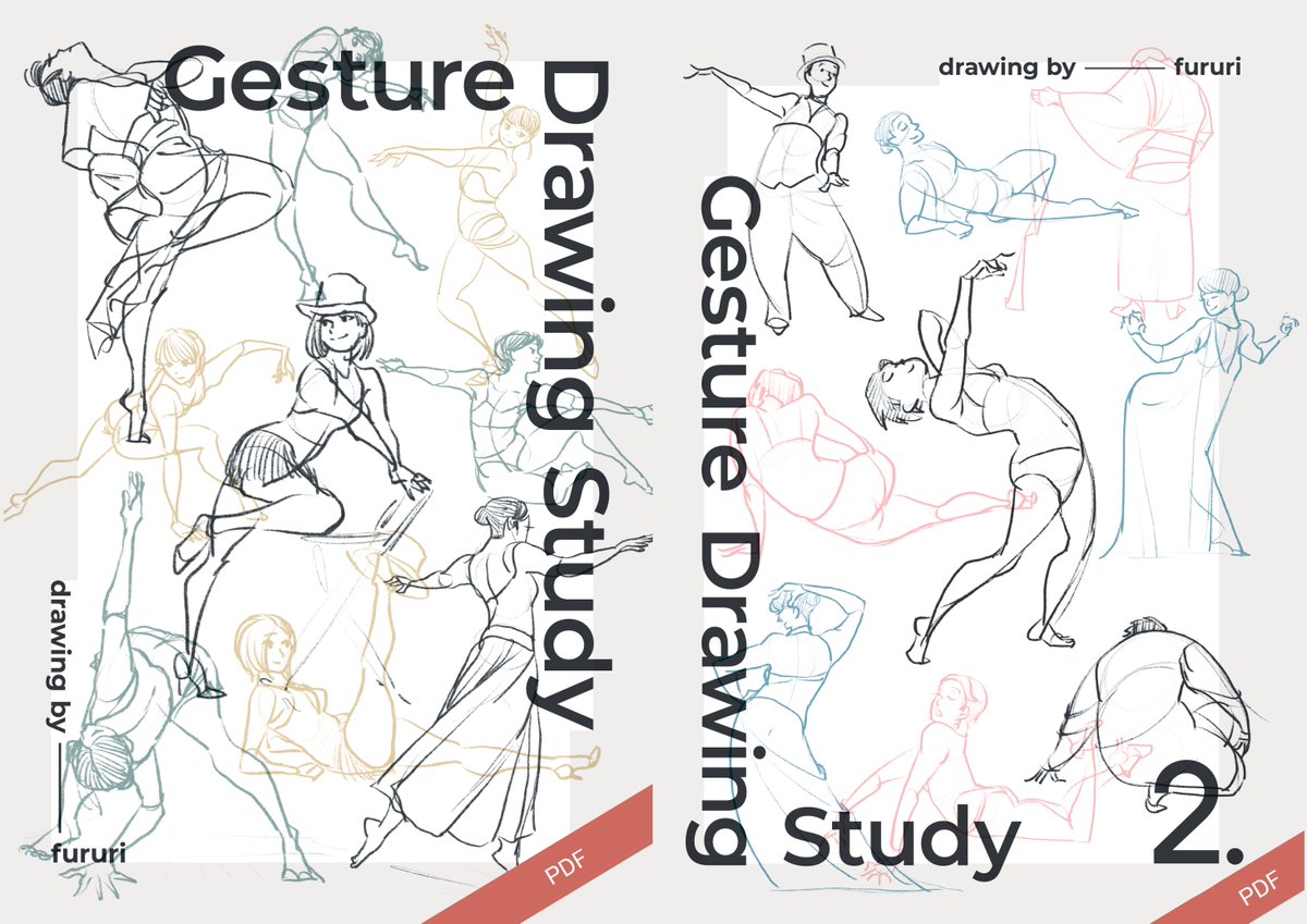 遅くなりましたが、Gesture Drawing Study2のPDF版と、1巻と2巻のPDF版のセット販売を開始しました。
セットの方はお安くなっておりますので、もし良ければご利用くださいませ。

一緒にジェスドロしましょー!!!

https://t.co/OchG9kekO9 