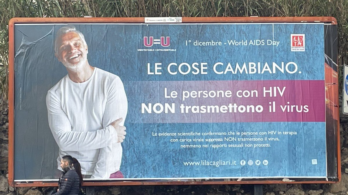 lilacagliari's tweet photo. Dopo anni di campagne su #UequalsU siamo arrivati ad una sintesi ineccepibile. A tutte le persone con #HIV. https://t.co/8xRQ6lx53q
