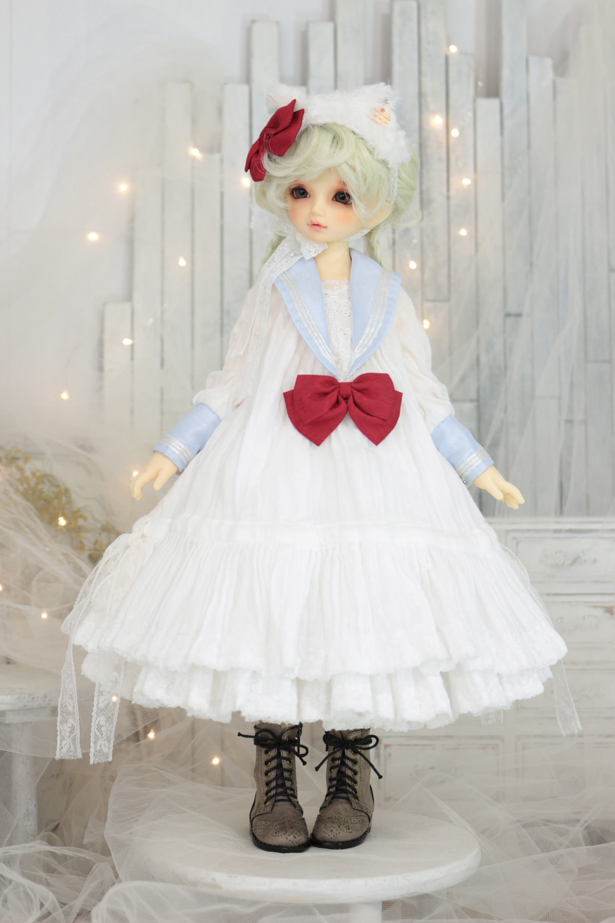 MILKDOLL様 セーラーワンピース SD用ドレス csm.fi.cr