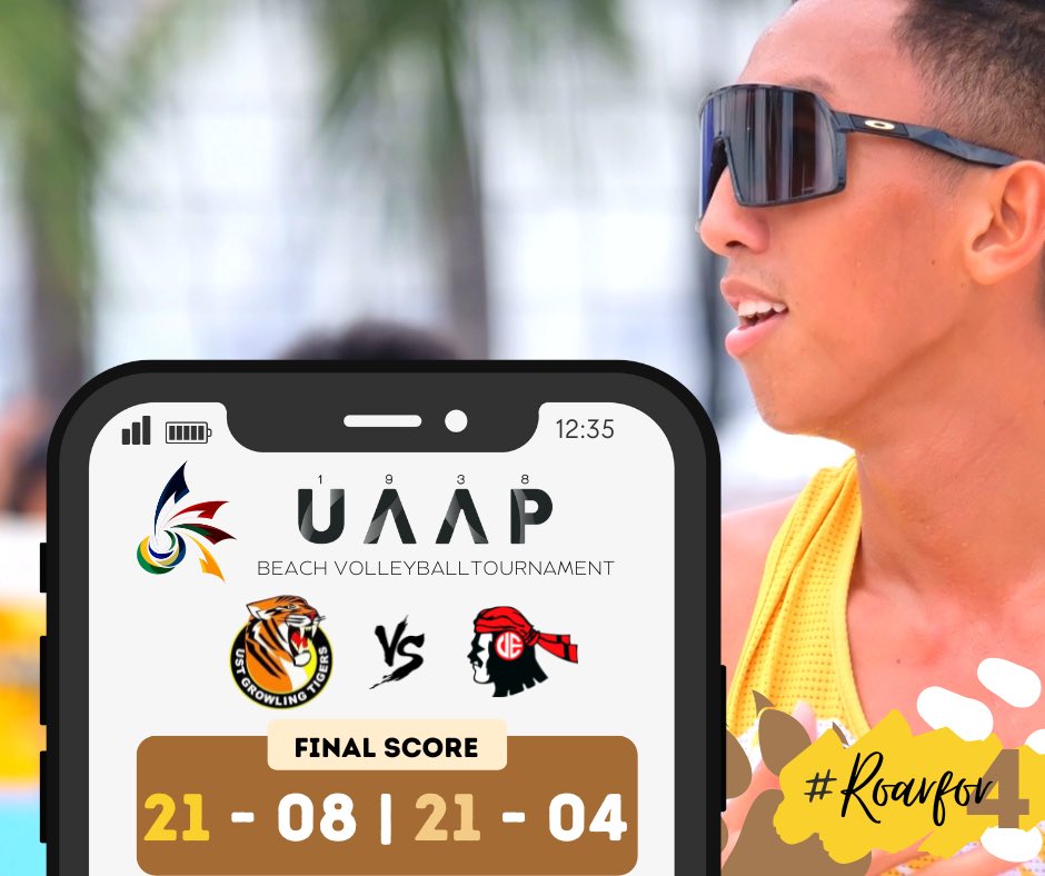 thelastwhistler's tweet photo. SAVAGE KILL!
UST Tiger Sands now at 6-0. π―π #GoUSTe #RoarFor4 #UAAPSeason85 https://t.co/7kiVxvCm9I