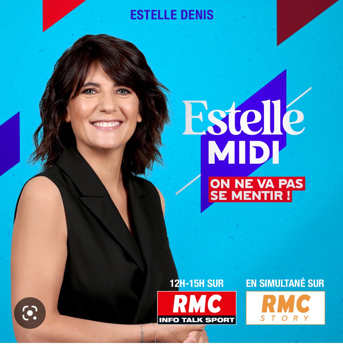 150.000 téléspectateurs à la mi-journée hier sur RMC Story pour <a href="/EstelleMidi/">Estelle Midi</a> et <a href="/DenisEstelle/">Estelle Denis</a> 
->record historique sur les 25-49 ans avec 3.8% de PDA, <a href="/RMCStory/">RMC Story</a> 2e tnt
->5.1% hommes 25-49 : 4e chaîne nationale 1ère tnt
->3.1% CSP+ : 5e chaîne nationale 1ère TNT