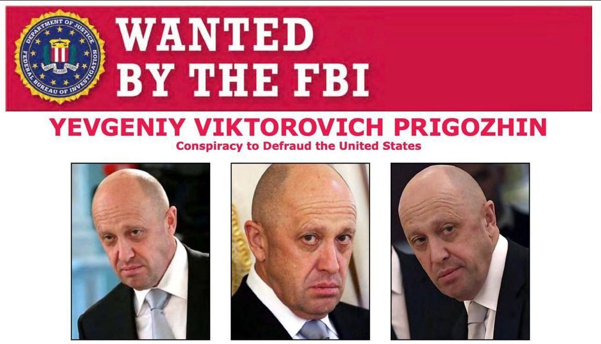 oUqXP4RXQRmPtlw's tweet photo. ФБР оголосило у розшук Пригожина і оголосило винагороду за його голову у розмірі 250 000 $
Украина Online https://t.co/rSVb7paZYb