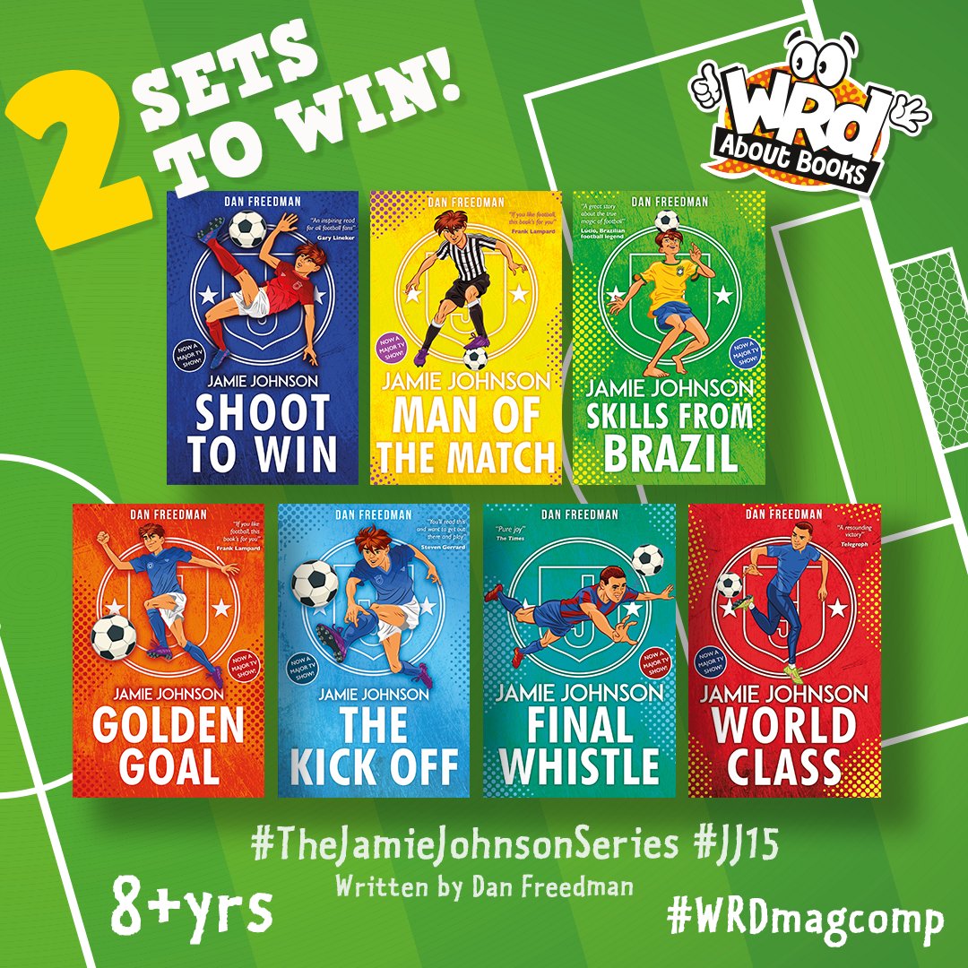 ⚽️CALLING ALL FOOTBALL FANS⚽️
We have a football craaaaazy #JJ15 #Giveaway for you!
2 full sets of the hit Jamie Johnson Series (as seen on TV) by <a href="/DanFreedman99/">Dan Freedman</a> up for grabs to celebrate their 15th anniversary 🎉
To enter the draw RT/Flw by Dec 2
<a href="/scholasticuk/">Scholastic UK</a> #WRDMagComp ⚽️⚽️⚽️