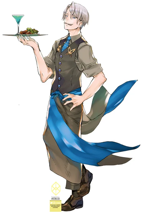 モリアーティ復刻してたので、以前ヨウさんの御本に寄稿したグレイ・カラーな新茶(推し) #FGO 