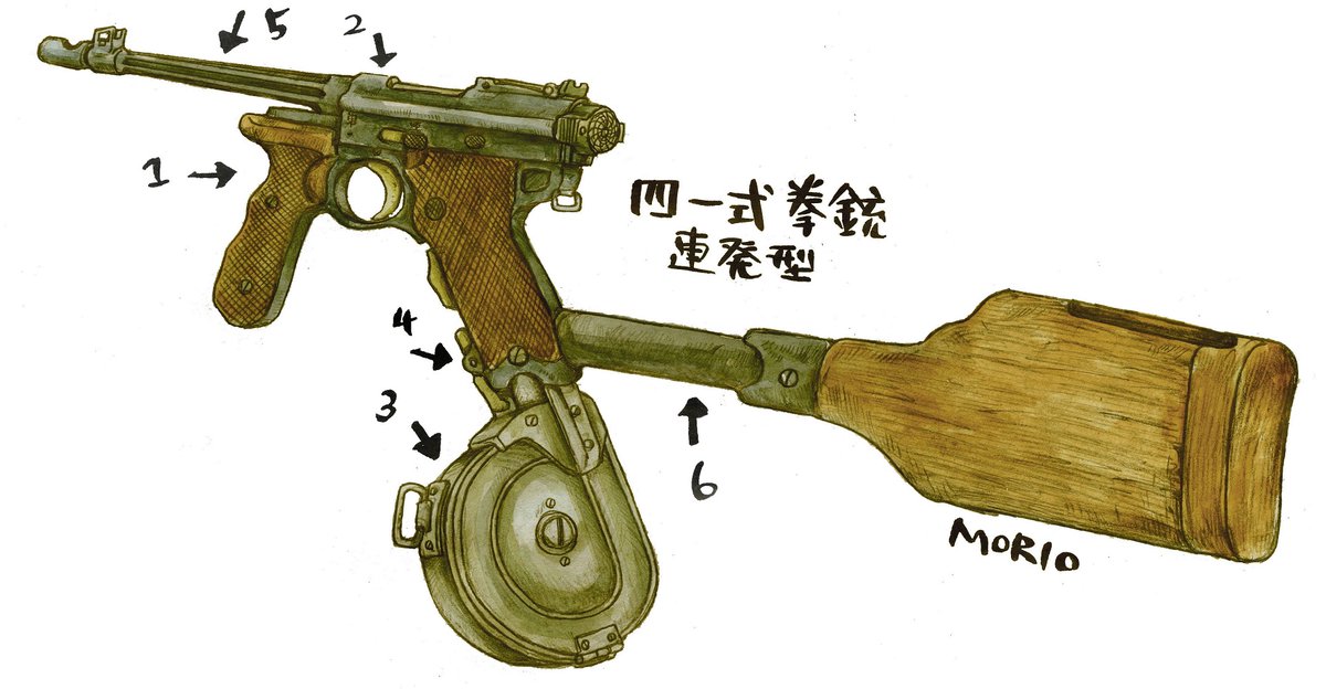 「#ミリタリ界隈としての専門は何日本軍の小火器を捏造することです! 」|松本森男のイラスト