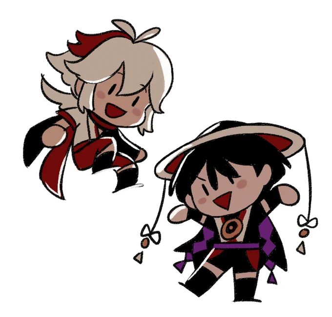 chibis i made for the kzscr zine  