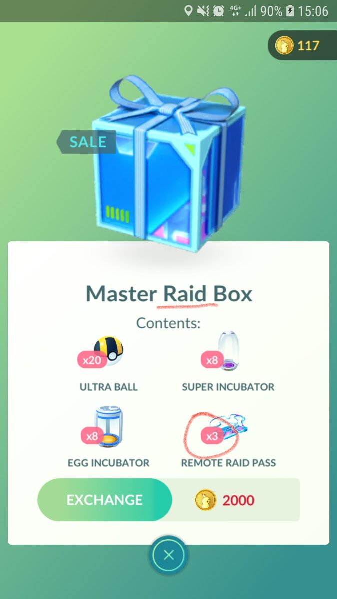 AngryhonzikOF's tweet photo. WOW... this is probably the worst time to buy Raid Boxes from the SHOP... 2.000 Coins for just 3 Raid Passes... #pokemon #pokemongo #raid #raidpass #niantic https://t.co/Kaxv8J34ZF