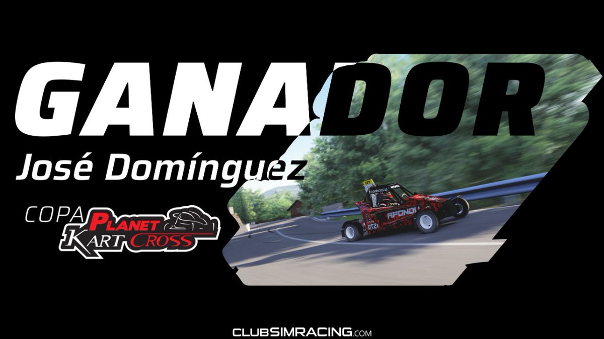 🏆 CAMPEÓN #planetkartcross <a href="/virtual_rfeda/">Virtual RFEDA</a> 

¡Enhorabuena Jose Domínguez!

Campeón de la copa Planet <a href="/KartCross/">PLANET KART CROSS</a>