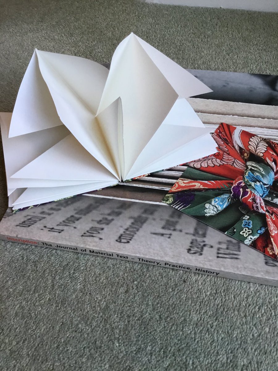 JilFairclough's tweet photo. An inspiring, joyful, surprising, papery afternoon at Folding the Page @Tate Britain yesterday. Dog ears, pop-ups, concertinas - all in the wonderful Tate library #FoldingThePage @inscription_jnl
#bookness #libraries https://t.co/EiUyubtPHT