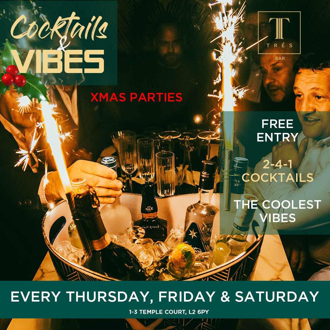 TresLiverpool's tweet photo. 𝐓𝐢𝐬 𝐭𝐡𝐞 𝐬𝐞𝐚𝐬𝐨𝐧' ... 𝐦𝐨𝐬𝐭 𝐝𝐞𝐟𝐢𝐧𝐢𝐭𝐞𝐥𝐲 𝐧𝐨𝐰🥂

It's practically December, right? So no excuses, cocktails at every opportunity, we just made it a little bit easier.

DM us for tables and requests x

https://t.co/0oMapdtwcq https://t.co/sAJStk1CKg