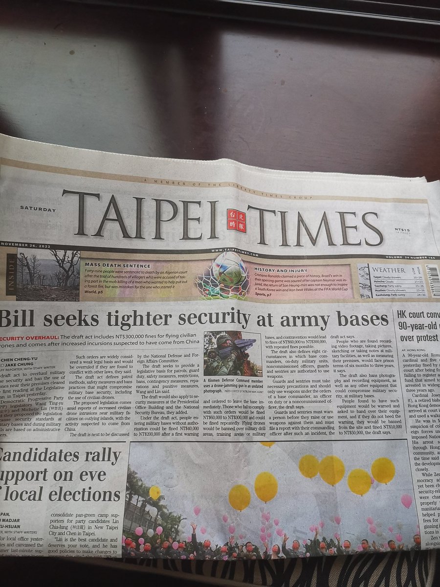 harunayanoglu's tweet photo. I am honored to announce that my latest article about COP27 and Taiwan's efforts and shortcomings in climate change is published in @taipei_times 

https://t.co/yzikY4vqKd https://t.co/7Zg8uDmet7