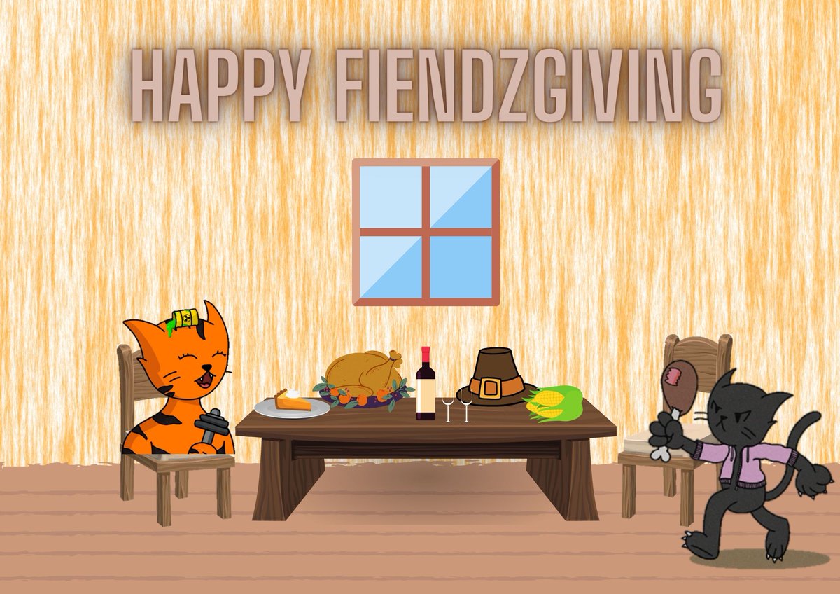 nvillej's tweet photo. I know I am late but happy thanksgiving from the FIENDZZZZZ
#FIENDZTAKEOVER #FIENDZGIVING @FelineFiendz https://t.co/SJqOY8AKhd