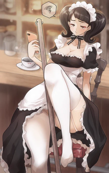 待ちぼうけメイドちゃン(再掲) 