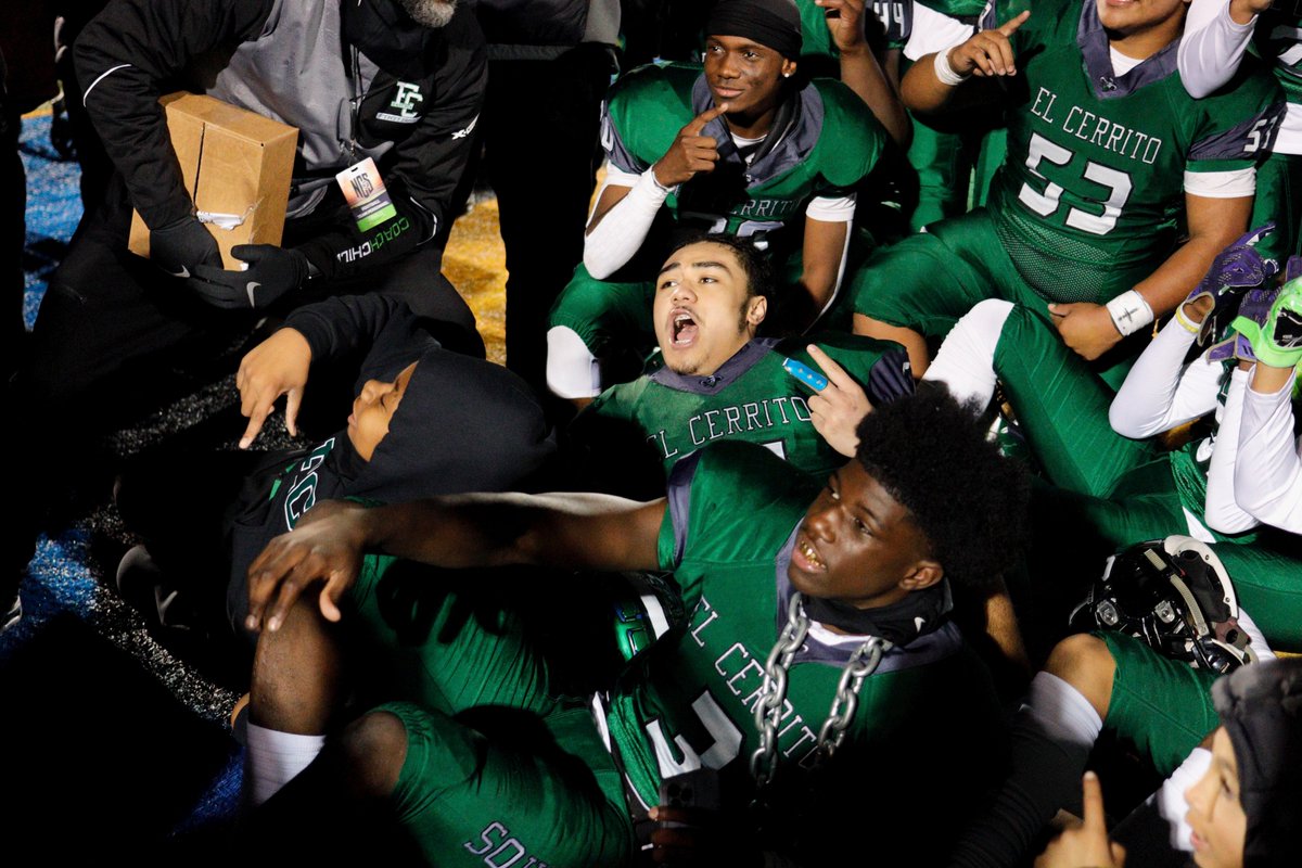 SportStarsMag's tweet photo. Couple more shots from El Cerrito's @CIFNCS D3 championship win over Windsor. 

Gauchos move on to next week's NorCal round. Opponent to be announced Sunday. https://t.co/87elcFXbYp