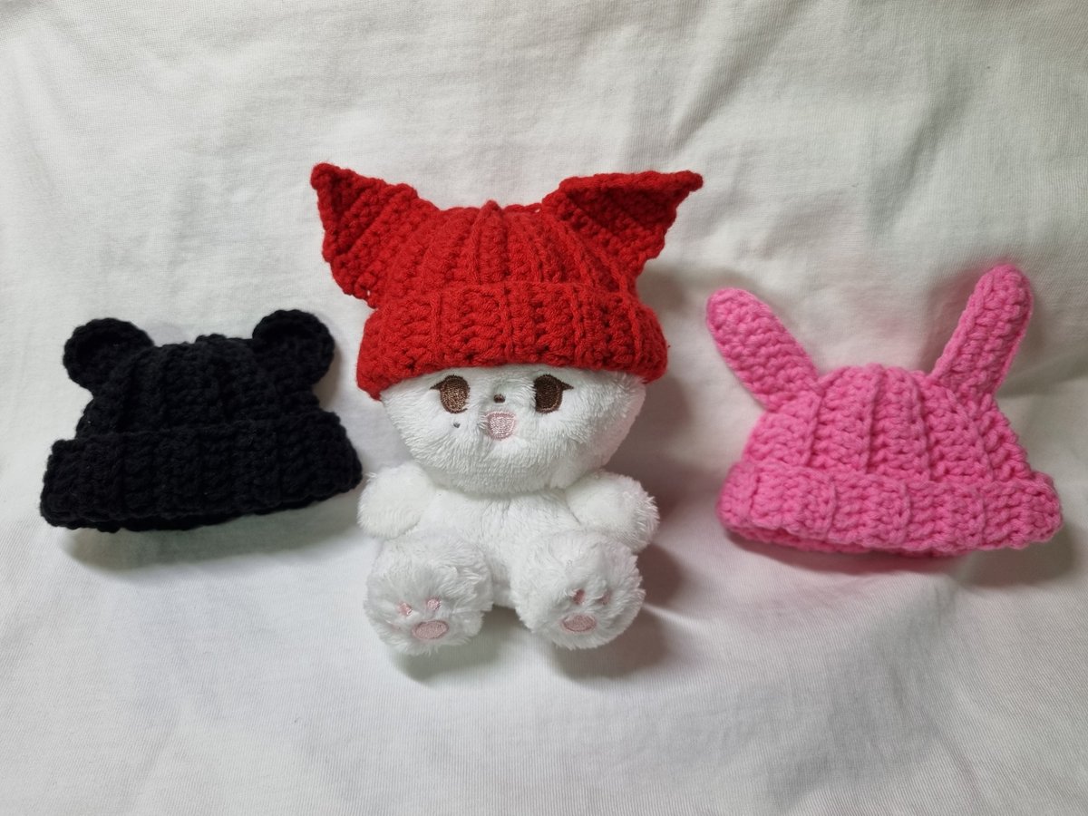 lucky_knit's tweet photo. 🍀10cm 인형 동물 뜨개모자 판매합니다🍀
민무늬, 고양이귀, 곰돌이귀, 토끼귀 모자

기간: 11.26 오후8시 ~ 12.3 오후 11:59

#RT 추첨 한분께 인형용 뜨개소품, #RT+#Follow 추첨 한분께 뜨개모자를 보내드립니다😊

https://t.co/j8F6Sr99nN

자세한 내용은 폼을 참고해주세요💙 https://t.co/Z1ZMNOnMw1
