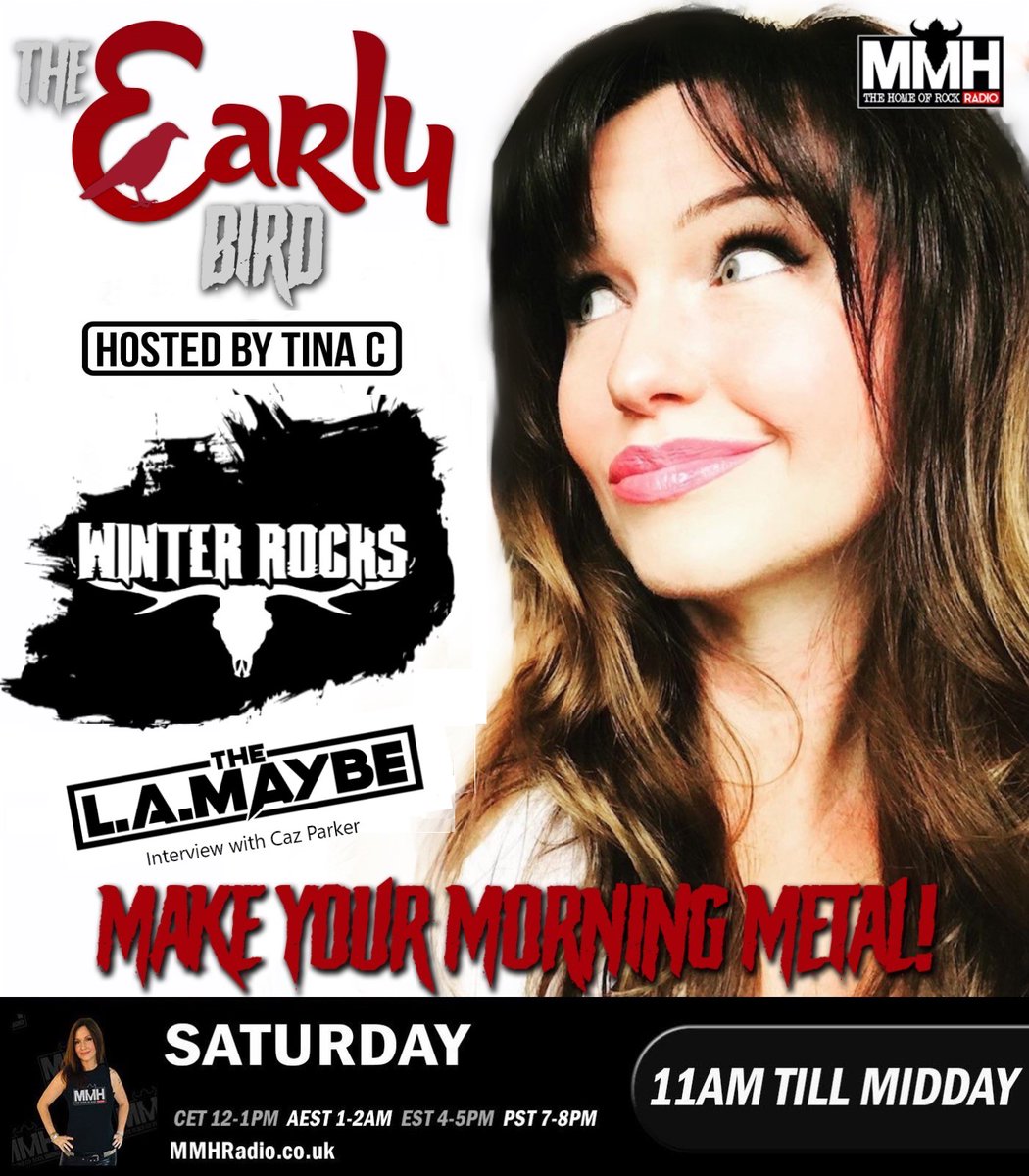 11am <a href="/MMH_Radio/">MMH - The Home Of Rock Radio</a> it's a #winterrocksfestival special ahead of the festival which starts this FRIDAY! Feat. <a href="/The_Caz_Parker/">Caz Parker</a>'s interview with @thelamaybe + bands from the bill <a href="/SouthOfSalem1/">South Of Salem</a> <a href="/sheburnsredband/">sheburnsred</a> <a href="/endscapeband/">ENDSCAPE</a> <a href="/thefallenstate/">The Fallen State</a>  <a href="/Bastetteuk/">Bastette</a> <a href="/deadmanswhiskey/">Dead Man's Whiskey</a> <a href="/mrjasonsweeney/">Jason Sweeney</a>