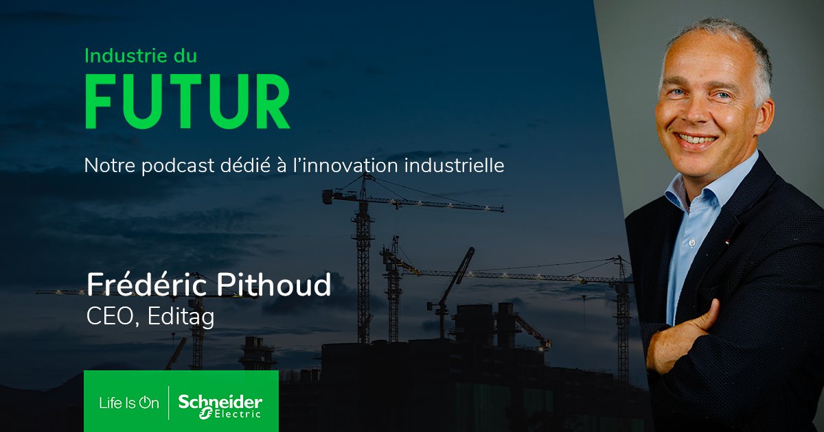 Répondre aux enjeux de la #digitalisation dans le secteur de l’#industrie manufacturière ? Frédéric Pithoud, CEO d’<a href="/EDITAG_IoT/">EDITAG</a>, explique comment mettre l’IoT au service de la transformation digitale dans ce podcast de la chaîne #SchneiderElectric : spr.ly/6019MAk1b