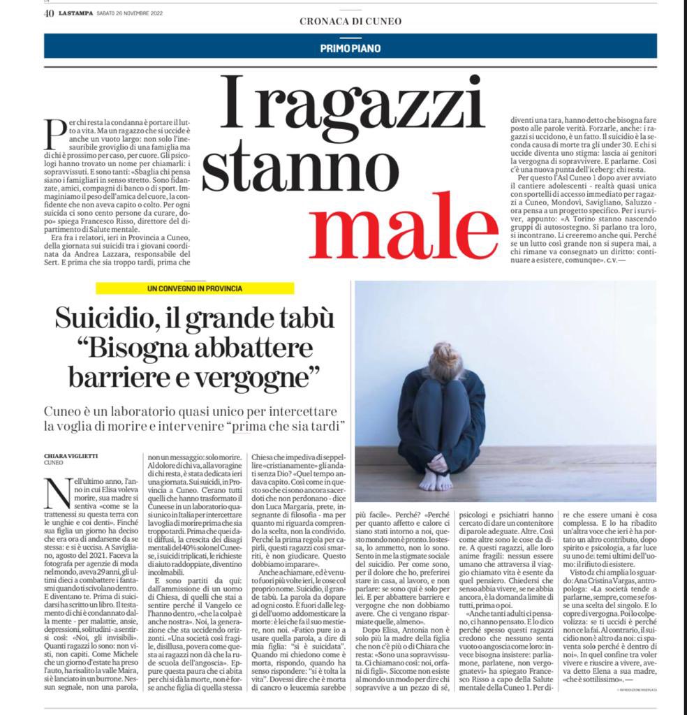 peano71's tweet photo. Per chi resta la condanna è portare il lutto a vita, famigliari, fidanzati, amici, compagni di banco,di sport,il peso dell’amica del cuore, la confidente che non aveva capito. Si chiamano #SOPRAVVISSUTI  Per ogni suicida ci sono cento persone da curare dopo. @francirisso @aslcn1 https://t.co/MR44mRa98K