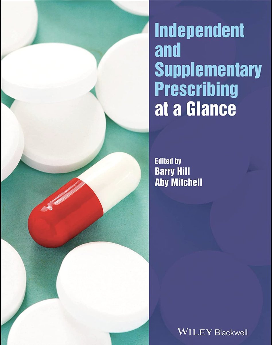 📗 Another seminal text for the #AdvancingPractice community is soon to be released. 🗓️ 15th December 2022 🌐 Independent and Supplementary Prescribing At a Glance (At a Glance (Nursing and Healthcare)) amzn.eu/d/25XNd4I @HonoraryGeordi_ @IanPeate @AbyAbymitchell #ACP
