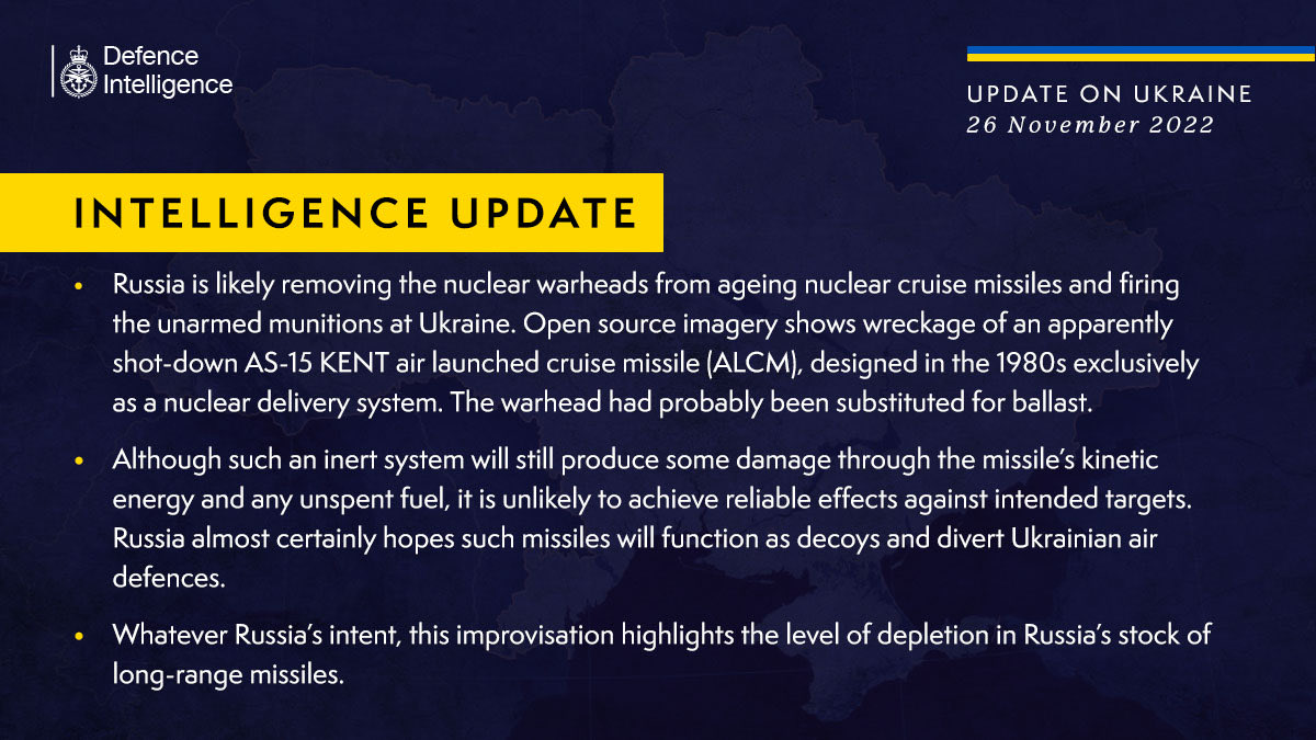 Russland schraubt die Nuklearsprengköpfe von den Trägersystemen, um letztere gegen Ziele in der UKR einzusetzen.

Militärische Großmacht auf Wish bestellt